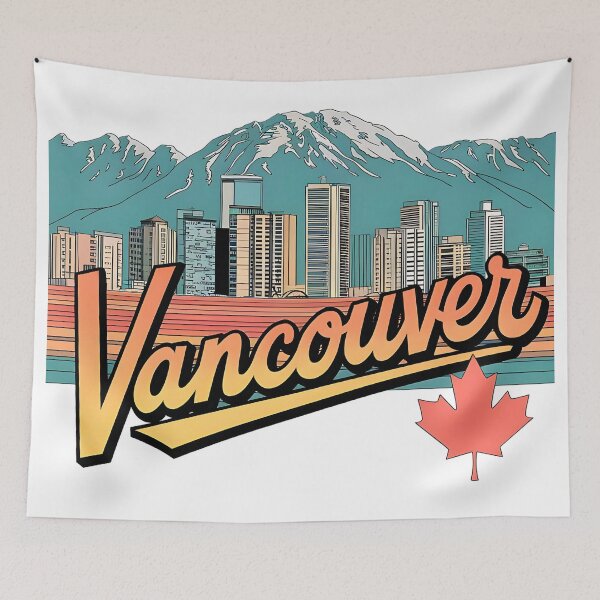 Item preview, Vancouver British Columbia Canada Abstract designed and sold by HowToCanadian.