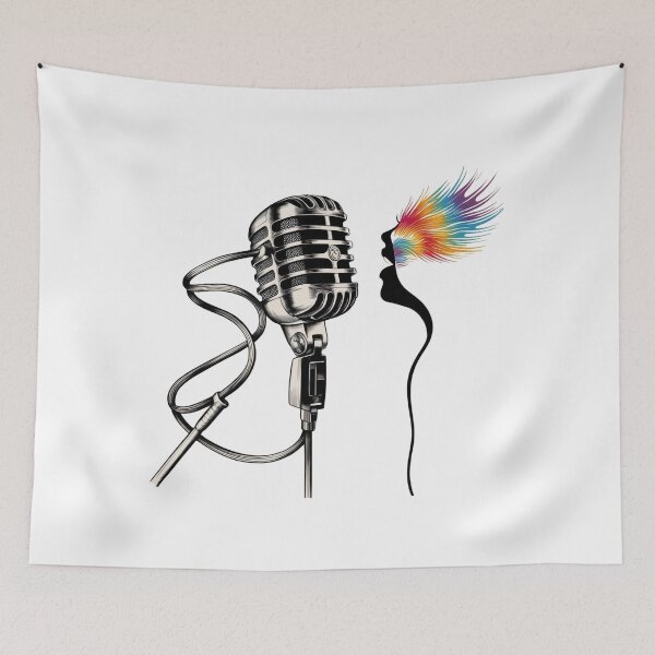 Item preview, Elegant silhouette singer designed and sold by Snicker-Designs.