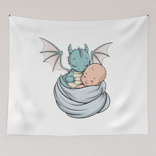 Item preview, Cute Dragon Hatchling hugging  Baby designed and sold by CuteopiaGallery.