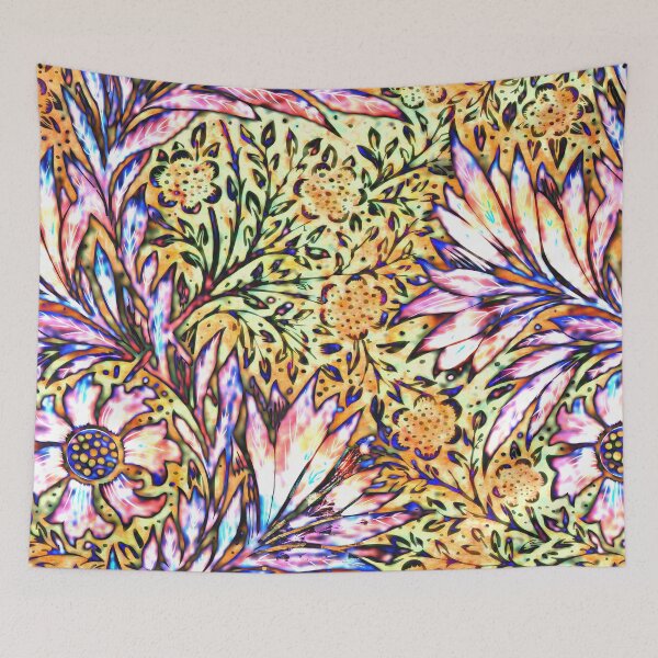 Item preview, legant Digital Flowers Painting Framed Art Print for Home Decoration designed and sold by paulo silveira.