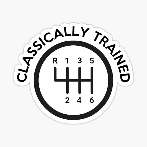 Item preview, Stick Shift Skills - Classically Trained Gear Shifter  designed and sold by The Junto Shop.
