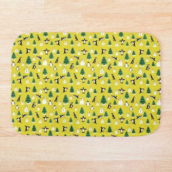 Item preview, Patrón de invierno amarillo neón designed and sold by ShwethaSSK.