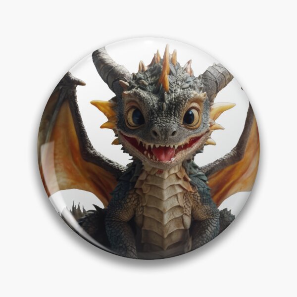 Item preview, Cute Baby Dragon in Autumn leaves designed and sold by CuteopiaGallery.