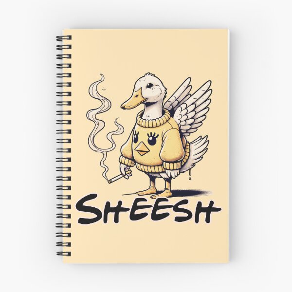 Item preview, sheesh, funny, animal, meme, smocking, cartoon, duck designed and sold by YellowishStore.