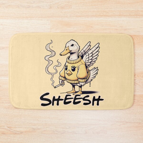 Item preview, sheesh, funny, animal, meme, smocking, cartoon, duck designed and sold by YellowishStore.