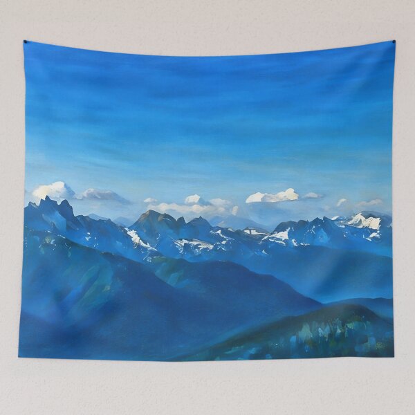 Item preview, Cascade Mountains View (Impressionist) designed and sold by flyscenicair.