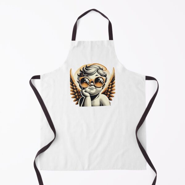 Item preview, Cool Angel with Sunglasses – Modern Retro Cherub Art designed and sold by GemBob Creations.