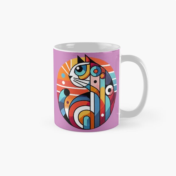 Item preview, Abstract Tabby Cat 1970s Kitty, Kitten MCM Style Atomic Lava Lamp 1960 Art Deco, Colorful Tortoiseshell designed and sold by TheTimeTaxi.