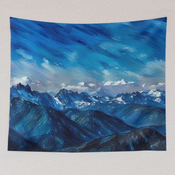 Item preview, Cascade Mountains View (Pastel) designed and sold by flyscenicair.