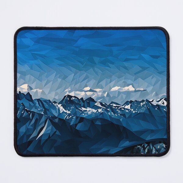 Item preview, Cascade Mountains View (Poly Art) designed and sold by flyscenicair.