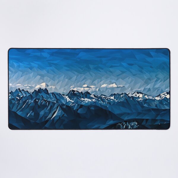 Item preview, Cascade Mountains View (Poly Art) designed and sold by flyscenicair.