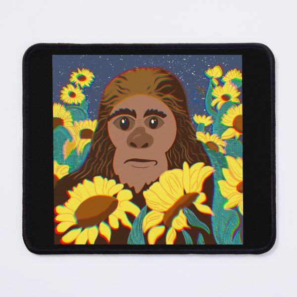 Item preview, Summer Sasquatch Sunflowers Chromatic Aberration designed and sold by starlabrady.