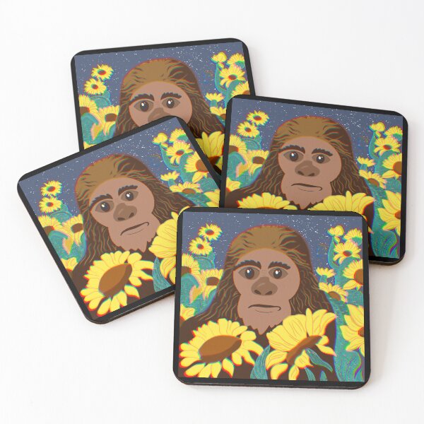 Item preview, Summer Sasquatch Sunflowers Chromatic Aberration  designed and sold by starlabrady.