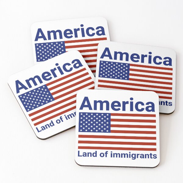 Item preview, America land of immigrants  designed and sold by Rachel the Artist .