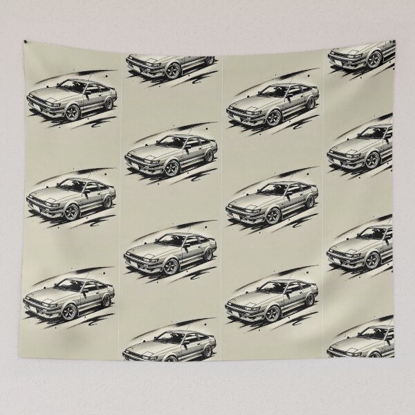 Item preview, 1991 Toyota Celica GT Fanart (Silver) designed and sold by Peterson Designs.
