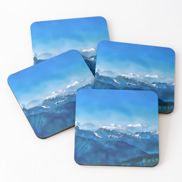 Item preview, Cascade Mountains View (Watercolor) designed and sold by flyscenicair.