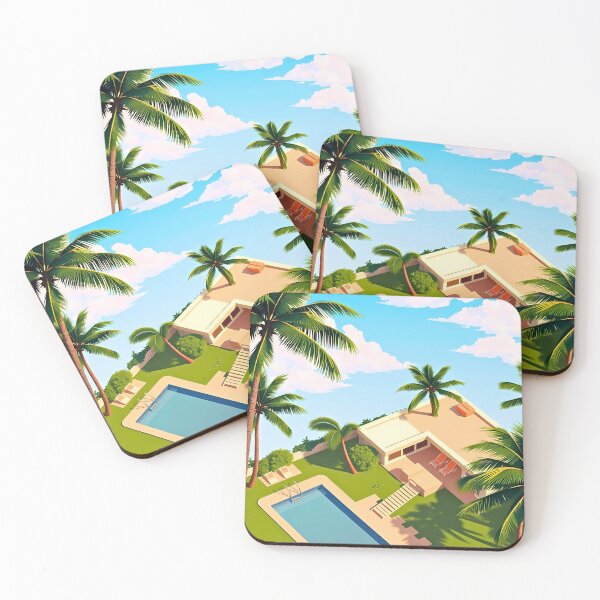 Item preview, Tropical Pool Retreat designed and sold by irynaartbyim.