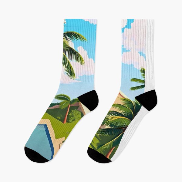 Item preview, Tropical Pool Retreat designed and sold by irynaartbyim.