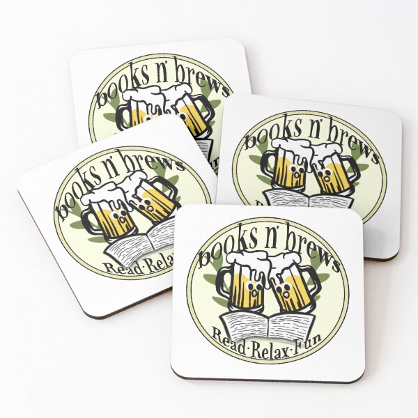 Item preview, Books n’ Brews designed and sold by CuteBubbl.