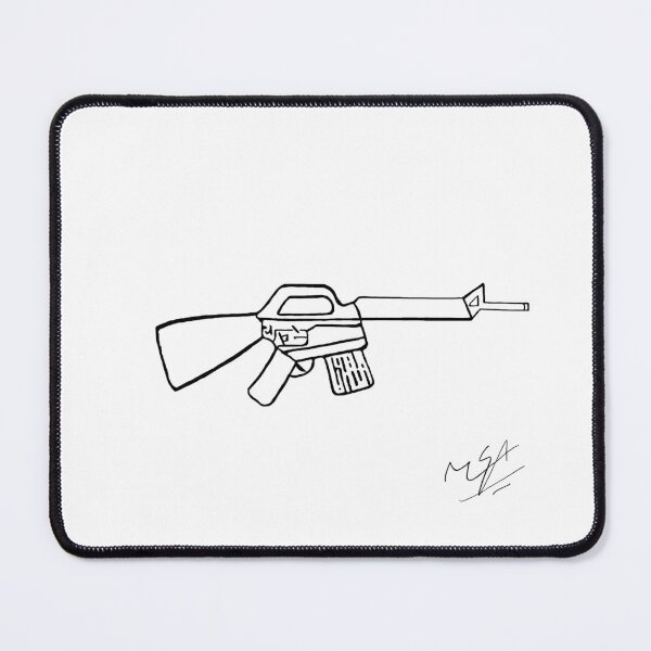 Item preview, Colt M16 Vietnam (Black Ops) (Sketch) designed and sold by ArtSurvivalLife.
