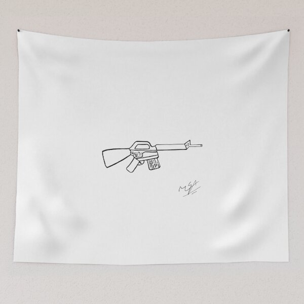 Item preview, Colt M16 Vietnam (Black Ops) (Sketch) designed and sold by ArtSurvivalLife.