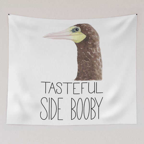 Item preview, Tasteful Side Booby (Brown Booby) designed and sold by LauraWolfArtist.