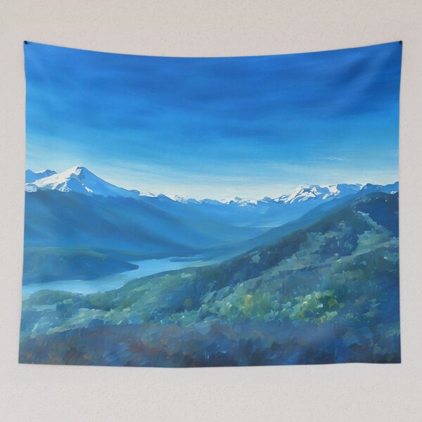 Item preview, Mt Baker Mountain Lake (Impressionist) designed and sold by flyscenicair.