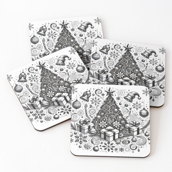 Item preview, Festive Christmas Joy - Holiday Elements Art designed and sold by youur-mark.
