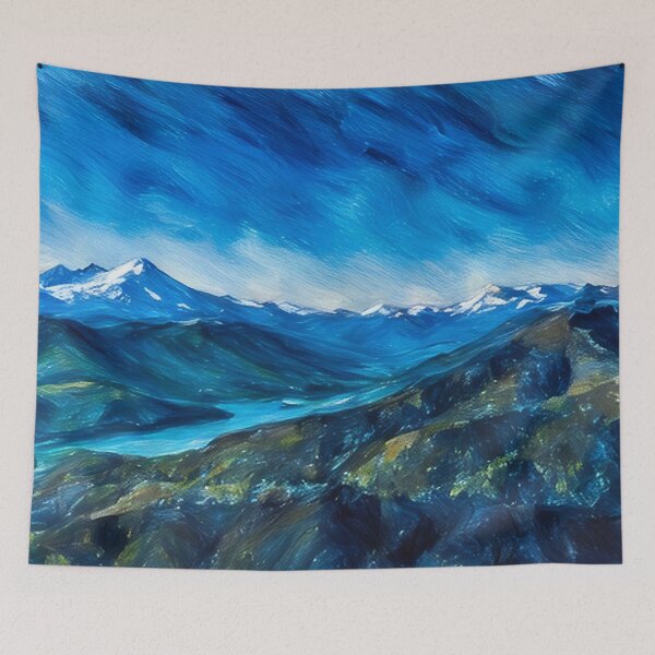 Item preview, Mt Baker Mountain Lake (Pastel) designed and sold by flyscenicair.