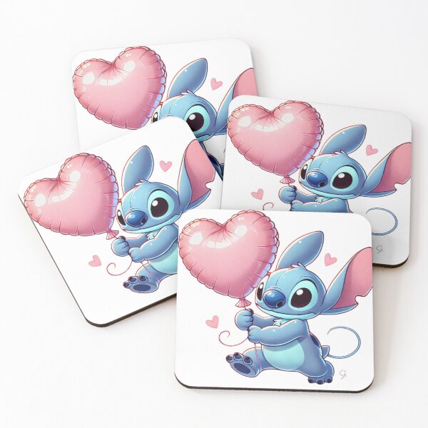 Item preview, Stitch Valentine Heart Balloon  designed and sold by rfd2.