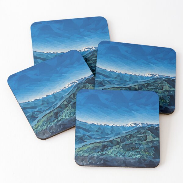 Item preview, Mt Baker Mountain Lake (Poly Art) designed and sold by flyscenicair.