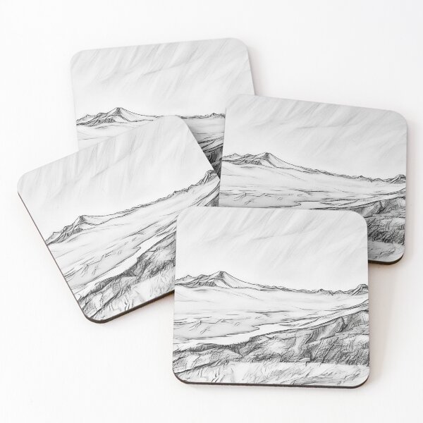 Item preview, Mt Baker Mountain Lake (Sketch) designed and sold by flyscenicair.
