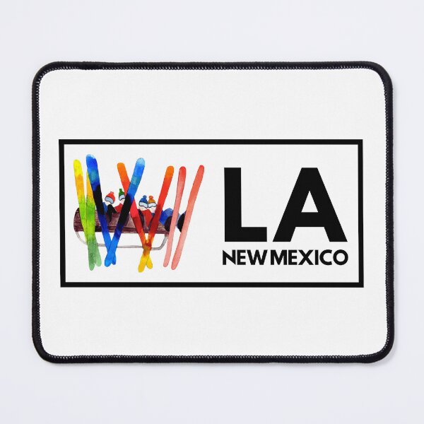 Item preview, Colorful Skiers Los Alamos NM designed and sold by SidewinderSupp.