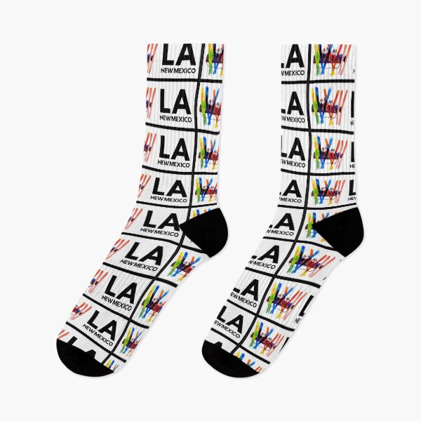 Item preview, Colorful Skiers Los Alamos NM designed and sold by SidewinderSupp.