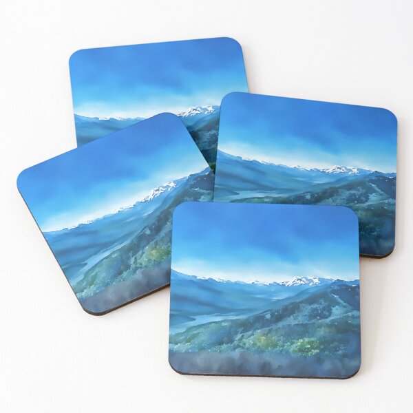 Item preview, Mt Baker Mountain Lake (Watercolor) designed and sold by flyscenicair.