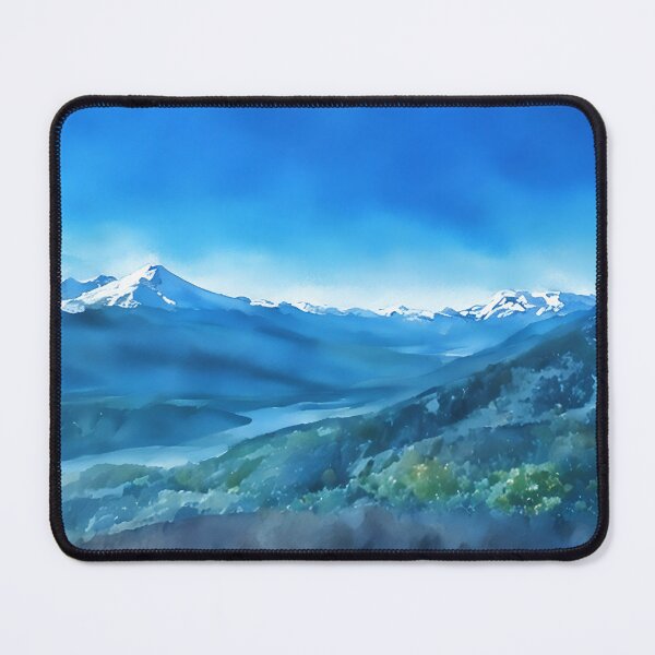 Item preview, Mt Baker Mountain Lake (Watercolor) designed and sold by flyscenicair.
