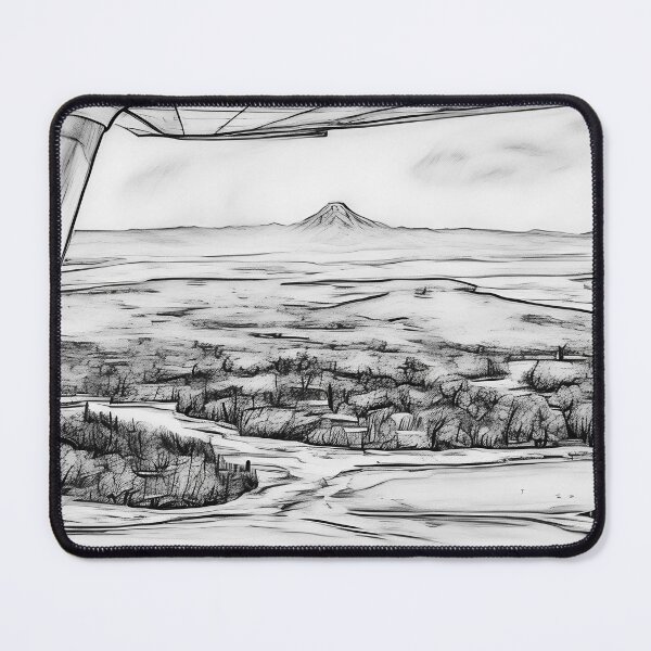 Item preview, Mt Rainier from Raft Island (Sketch) designed and sold by flyscenicair.