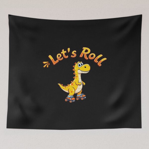 Item preview,  Let's Roll Dinosaur Skates designed and sold by Alex Songs.