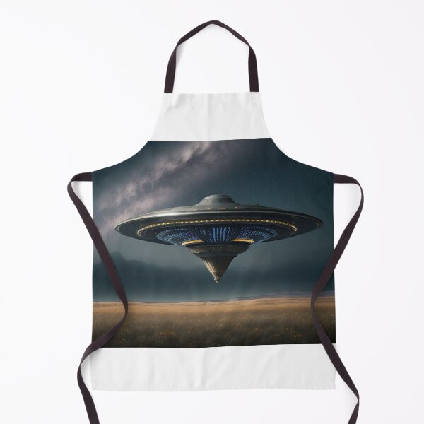 Item preview, Ufo Hovering Over Grass Field designed and sold by highplacidity.
