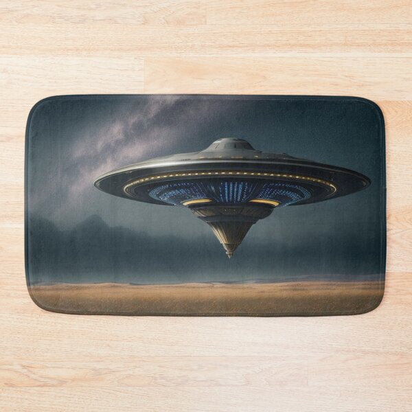 Item preview, Ufo Hovering Over Grass Field designed and sold by highplacidity.