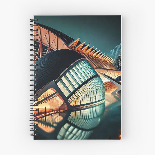 Aperçu de l'œuvre La Cité des Arts et des Sciences Valence Photographie de la ville - Espagne créée et vendue par AddlPoolart.