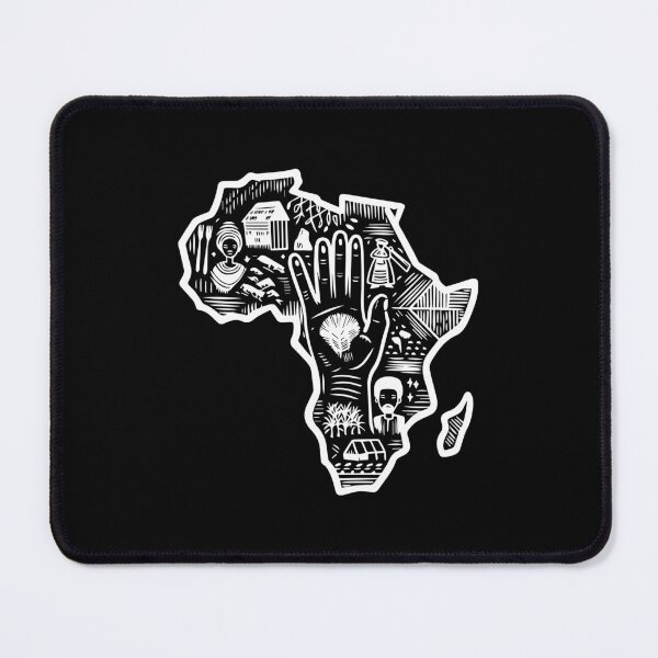 Item preview, Black History Month Africa Map Design Unity Art designed and sold by IT-Express.