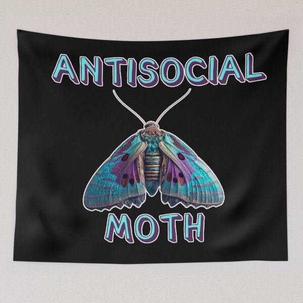 Item preview, Antisocial Moth designed and sold by cr33pyki77y.