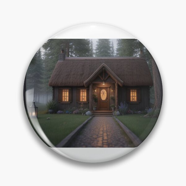 Item preview, Fantasy Cottage House In A Forrest designed and sold by highplacidity.