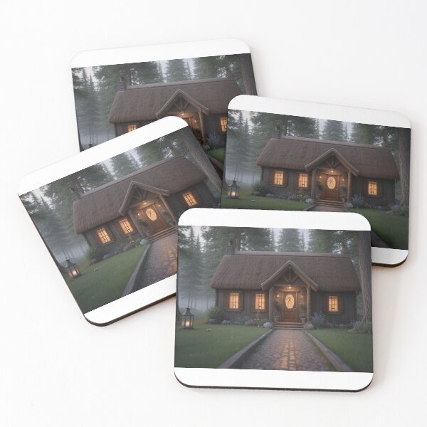 Item preview, Fantasy Cottage House In A Forrest designed and sold by highplacidity.