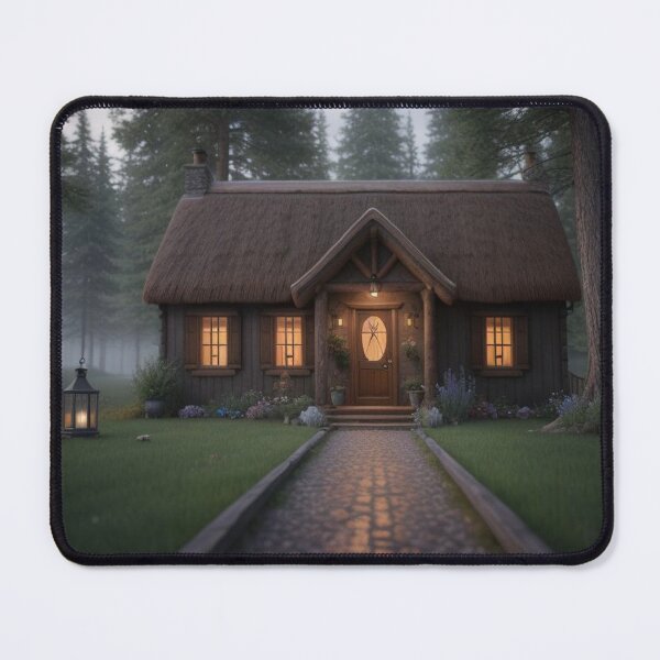 Item preview, Fantasy Cottage House In A Forrest designed and sold by highplacidity.