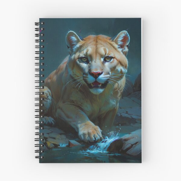 Item preview, Cougar at Waterhole designed and sold by Skye Ryan-Evans.