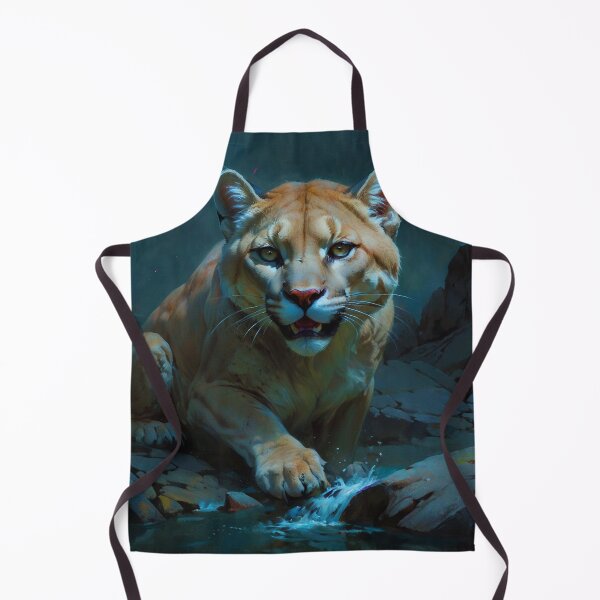 Item preview, Cougar at Waterhole designed and sold by Skye Ryan-Evans.