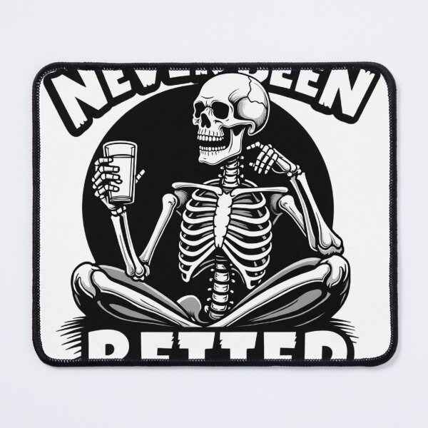 Item preview, Never Been Better Skeleton funny designed and sold by Kawaii Planet Studio.