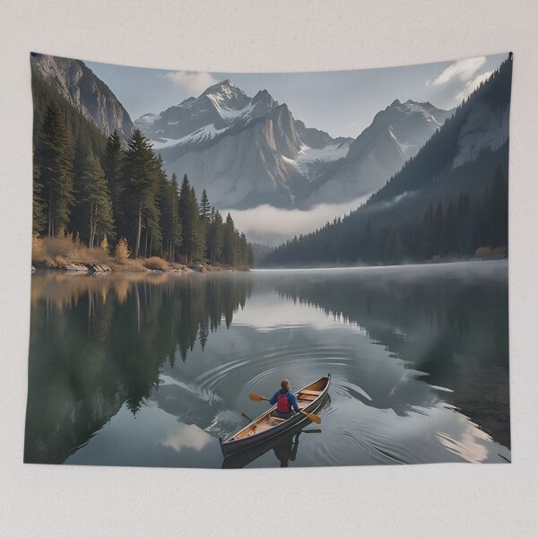 Item preview, Man on the Lake designed and sold by Lisamariesumner.